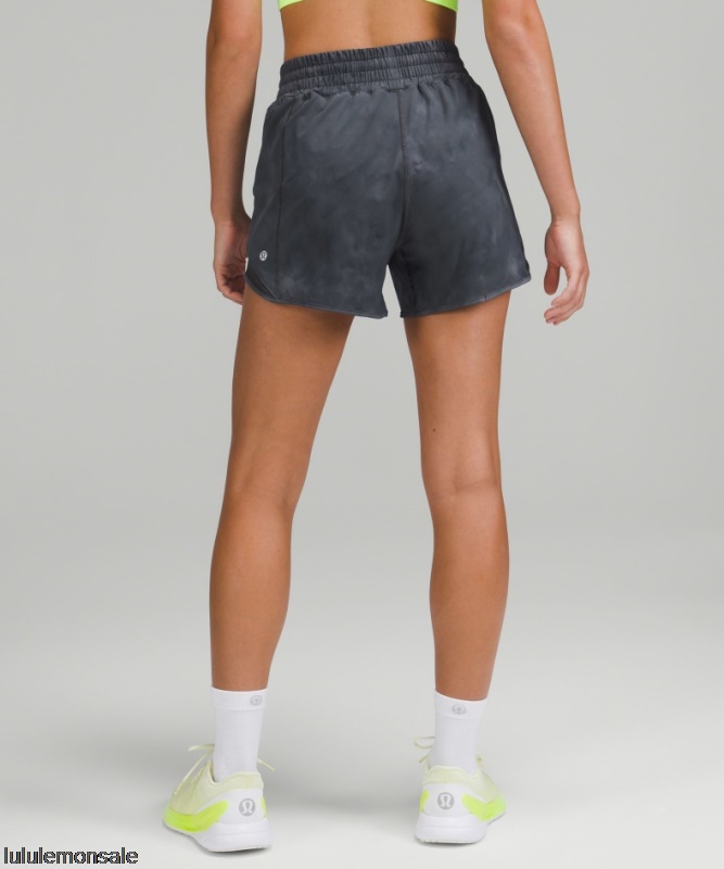 Lululemon Damen DELULU261 | Hotty Hot High-rise Lined Short 4 Graphitgrau